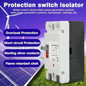 DC Circuit Breaker 2P DC Circuit Breaker MCCB Solar Battery 250A 500V PV System - Picture 1 of 12