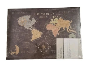 🗺️ Vintage Inspired Travel Map Themed Photo Box – Brand New, Never Opened! 🧭 - Picture 1 of 6