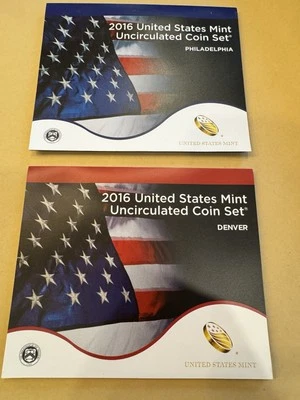 2016 Uncirculated Coin Set U.S Mint Government Packaging OGP COA - Image 1 of 2
