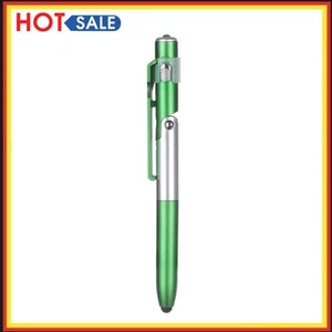 4 in 1 LED Folding Light Screen Touch Ballpoint Pen (Green) - Bild 1 von 3
