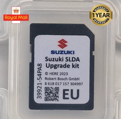 NEW 2023 SUZUKI SLDA MAP SAT SWIFT / SX4 / IGNIS SD CARD NAV UPDATE 39921-54PA8 - Image 1 of 3