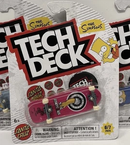 Tech Deck The Simpsons Santa Cruz 6/7 2025 Fingerboard Skateboard - Bild 1 von 3