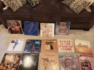 1970s Lp Lot Lennon Clapton Wright Tull Wings Etc - Picture 1 of 8
