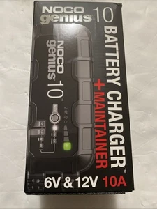 NOCO GENIUS 10, 10A Smart Car Battery Charger, 6V and 12V Automotive Charger - Picture 1 of 14
