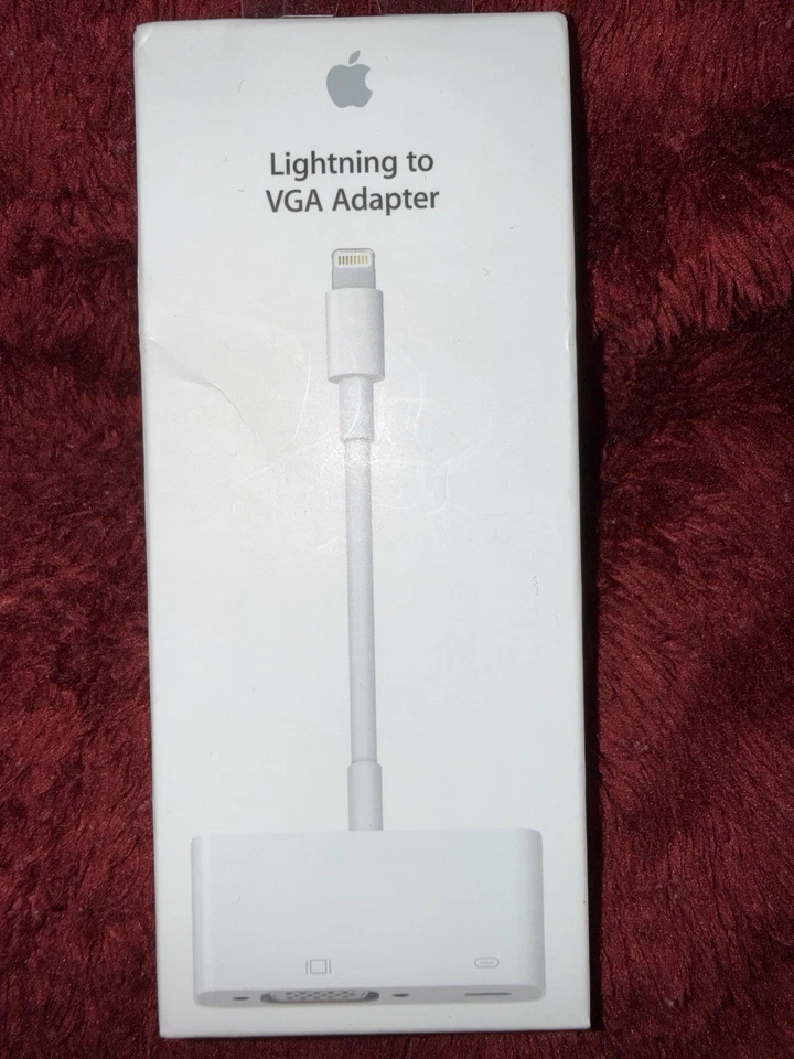 New Apple Genuine A1439 SEALED OEM Lightning to VGA Adapter MD825ZM/A - Image 1 of 1
