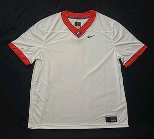 GEORGIA BULLDOGS NIKE ENGINEERED DRI-FIT LEERES TRIKOT HERREN XLARGE/WEISS/NEU MIT ETIKETT - Bild 1 von 11