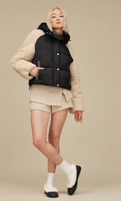 UGG Zora Ballet Flat Black Leather - Image 1 of 4