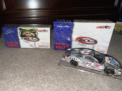 Lote de 2 autos 1:24 Clear Stock #29 (sellados) Kevin Harvick y #2 Rusty Wallace Foto 1 de 4