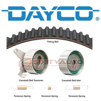 Dayco Engine Timing Belt Kit for 1991-1996 Ford Escort 1.8L L4 - Valve Train mf - Изображение 1 из 4