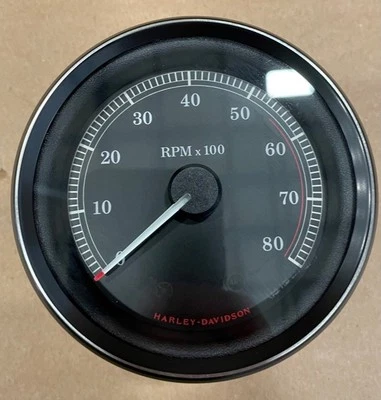 HARLEY-DAVIDSON TACH 4/5500 RDLN BLK W/SLV 67348-04D NEW OEM 67348-04D - Image 1 of 2