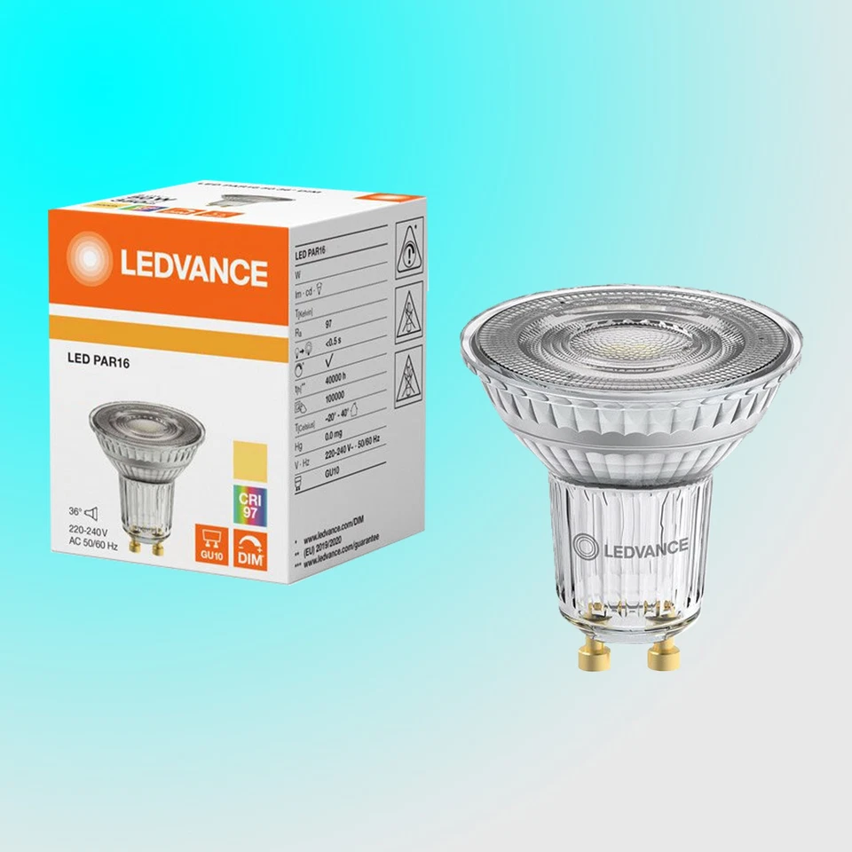 Ledvance Osram LED Parathom 230V PAR16 Gu10 dimmbar neutral warm weiß - Bild 1 von 1
