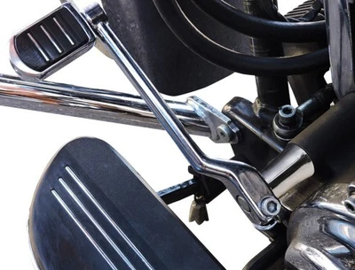 Eliminador de palanca de cambios de talón Accutronix - liso - cromo motocicleta bicicleta de calle Foto 1 de 4