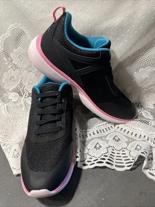 Vionic Krisha Sneakers Slip On Shoes First Ray Sz 8.5 Black Comfort Walking Run - Picture 1 of 18