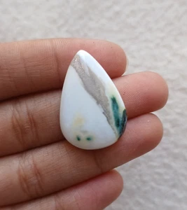 Albero naturale agata pera cabochon 27x18,5x5 circa 17,95 ct AMJ707 - Foto 1 di 3