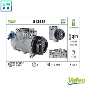 COMPRESSOR AIR CONDITIONING 813415 FOR BMW X1/SUV/E84/SAV N47D20D/B/C/A M47D20 - Picture 1 of 18