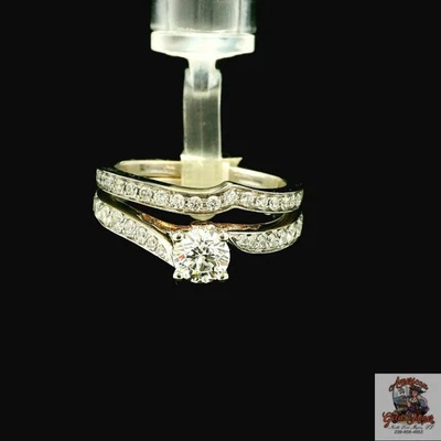 Lady's Diamond Wedding Set 52 Diamonds 1.56 Carat T.W. 14K White Gol (AM1005243) - Image 1 of 4
