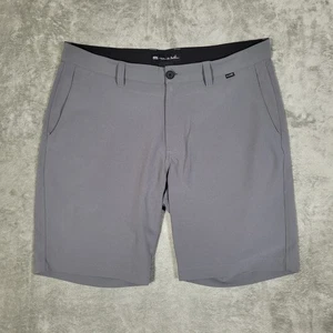 Travis Mathew Mens Gray Golf Shorts Size 36 (Fits 38) Performance Casual - Picture 1 of 7