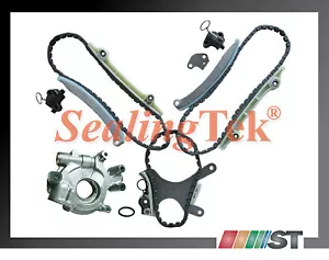 Juego de cadena de distribución del motor V8 Fit 99-07 Dodge Jeep 4,7 L sin engranajes con kit de bomba de aceite - Imagen 1 de 1