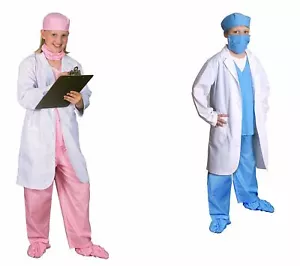 Jr. PHYSICIAN coat career surgeon doctor boys girls halloween costume - Picture 1 of 4