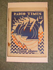 Pocztówka Radio Times 2 sierpnia 1929 Hagedorn Art Deco Lato 95. kartka urodzinowa