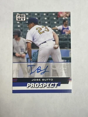 JOSE BUTTO 2022 LEAF PRO SET PROSPECT ROOKIE RC AUTO **NEW YORK METS** SP - Image 1 of 2