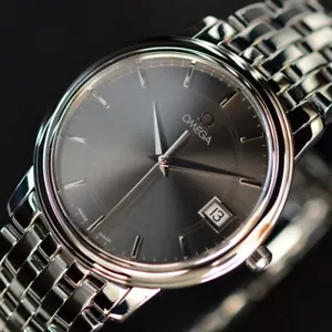 RELOJ DE VESTIR OMEGA DVILLE Prestige Quartz 4510.31 vintage para hombre raro - Imagen 1 de 22