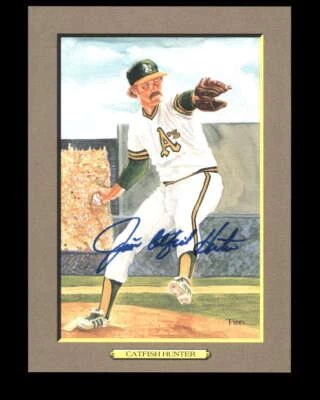 Jim Catfish Hunter JSA Coa Signed Perez Steele Great Moments Autograph - Image 1 of 2