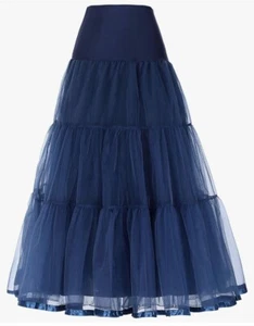GRACE KARIN Women's A-Line Floor Length Underskirt Petticoats Slips, Size M - Picture 1 of 3