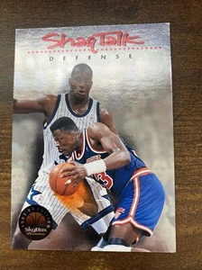 1993-94 SkyBox Premium Shaquille O'Neal Shaq Talk #5 Patrick Ewing Free Shipping - Picture 1 of 4