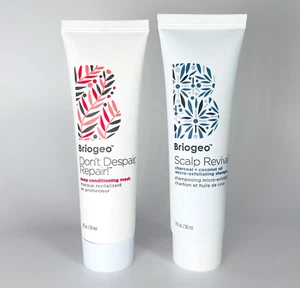 Champú y acondicionador reparador y no desesperes BRIOGEO Scalp Revival 1 oz cada uno - Imagen 1 de 3