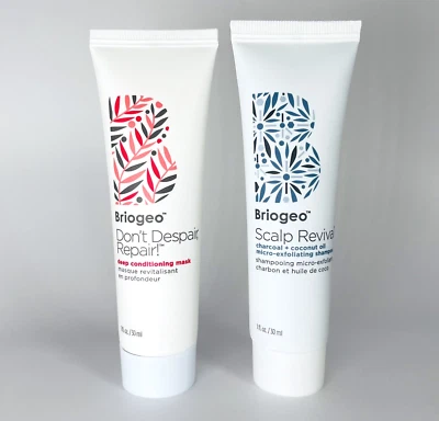 BRIOGEO Scalp Revival Shampoo & Don't Despair and Repair Conditioner 1 oz Each - Image 1 of 3