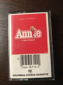 Annie Broadway Original Cast Recording Vintage Musical Cassette Tape Columbia - Picture 1 of 5