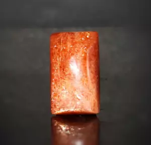 Natural Sunstone Cushion Shape Cabochon 7.40 Cts 15.5x9 mm Orange Sunstone Cab - Picture 1 of 3