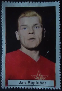 Sicker Sammelbild 507 Jan Popluhar Tschechien Slovan Fußball Saison 1967-68 - Bild 1 von 2