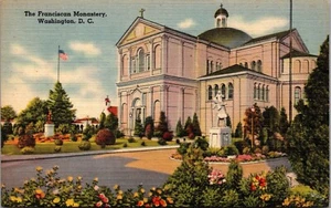 The Franciscan Monastery, Washington DC, USA, Vintage Post Card - Picture 1 of 2