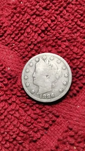 1886 Liberty V Nickel - ONE OF THE KEYS TO THE SET - HARD TO FIND THIS NICE - Picture 1 of 2