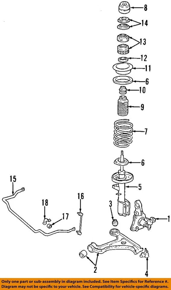 Componentes de suspensión GM OEM 97-01 Catera - brazo CNTRL inferior 90576788 Foto 1 de 1