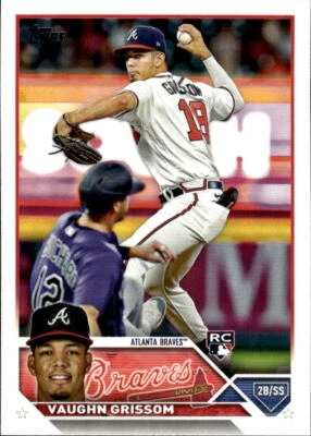 2023 Topps Vaughn Grissom #275 Atlanta Braves - Image 1 of 2