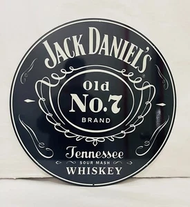 NEW Jack Daniels Large Round tin metal sign - Picture 1 of 19