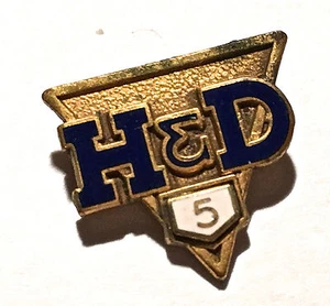 VINTAGE 5 YEAR PIN H&D - Picture 1 of 2