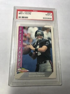 1991 Pacific - #551 Brett Favre (RC) PSA - MINT 9 - Bild 1 von 2