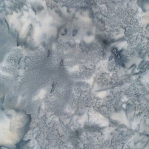 Hoffman Cool Gray Watercolor Bali Batik Cotton Quilt Fabric By the Yard - Picture 1 of 1