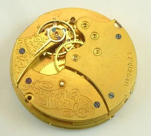 Waltham Seaside Pocket Watch Movement - Good Balance - Parts  Repair - Picture 1 of 5