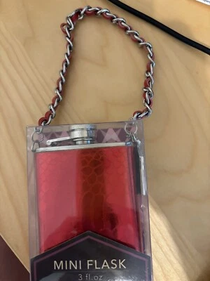 Wild Eye Designs, Mini Frasco, Rojo con Asa Foto 1 de 4