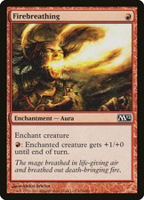 1x FOIL Firebreathing M12 No132 MTG Magic 2012 English NM/UNPLAY C card x1