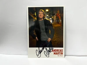 Tarjeta de autógrafo de cantante Andreas Martin orig. firmado - TV PELÍCULA MÚSICA #2547 - Imagen 1 de 1
