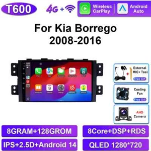 For Kia Borrego Mohave 2008-2016 Android CarPlay Car Radio GPS Multimedia Player - Picture 1 of 31