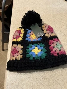Wild Fable Fleece Lined Hand Knitted Beanie Hat Colorful - Picture 1 of 2