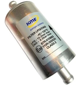 KME Original Gasfilter 1 Eingang und 1 Ausgang 12mm Filter LPG GPL Autogas - Picture 1 of 1