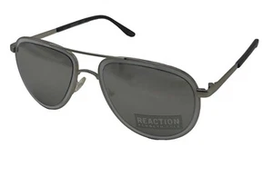   Kenneth Cole Reaction Silver White  Mens Metal  Sunglass Aviator, KC1367. 20C - Picture 1 of 11
